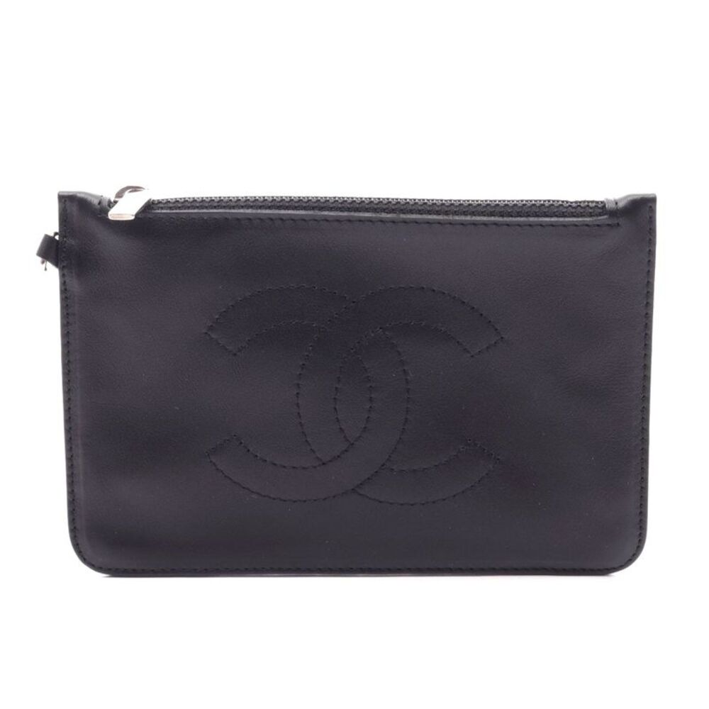 Chanel Lambskin Coco Mark Pouch